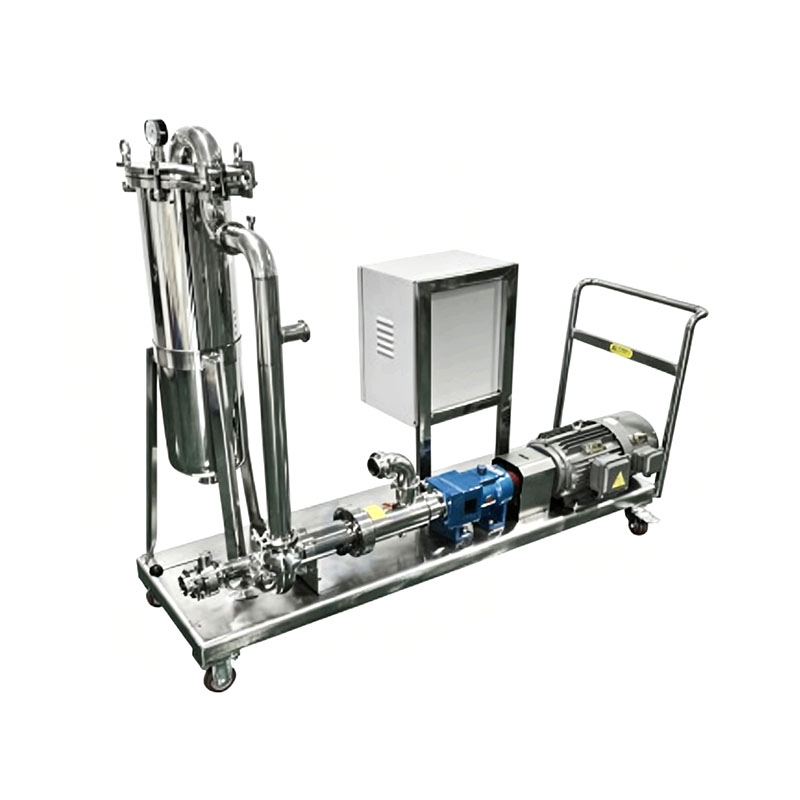 Stainless Steel Screw Pump With Bag Filter