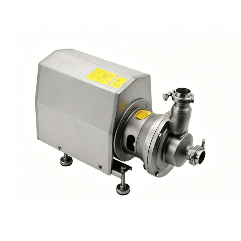 Stainless Steel Sanitary Self-Priming Pump Processing Gas-Containing Fluid Materials